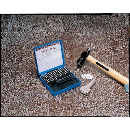Steel Type Kit, Letter/Number/Symbol Set MPN:31129