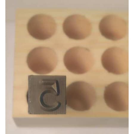 Hand Stamp Number 5, 1/4in, Steel, Reversed MPN:YOU-06094-5