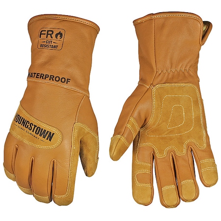 Winter Waterproof Gloves, Goatskin Leather Palm, DuPont Kevlar Lining, Tan MPN:11-3285-60-S