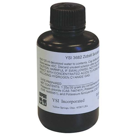 Zobell Solution, 270.0 to 198.5 mV, 125 mL MPN:3682