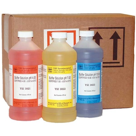 Buffer Package, pH, 4.0, 7.0 and 10.0, 1 Pt MPN:3824
