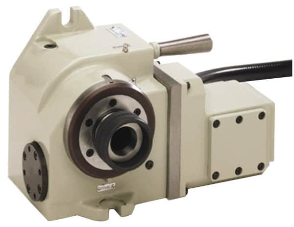 2 Spindle, 100 Max RPM, 0.53 hp, Horizontal & Vertical CNC Collet Rotary Indexer MPN:DMNC-5CA-2