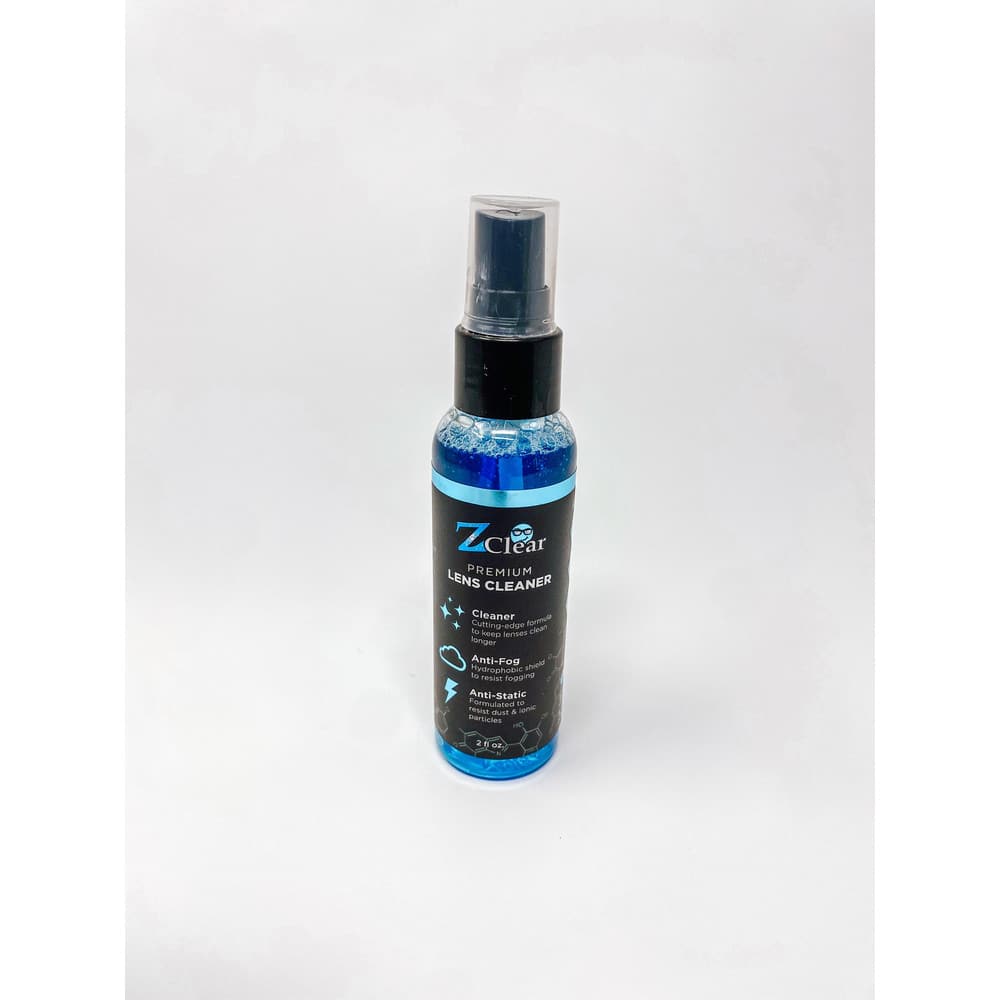 This travel-size anti-fog spray is the best way to clean your glasses quickly. It leaves a clear and streak-free finish, every time. You can rest assured that Z Clear is safe on anything and everything, from your coated lenses to MPN:40001