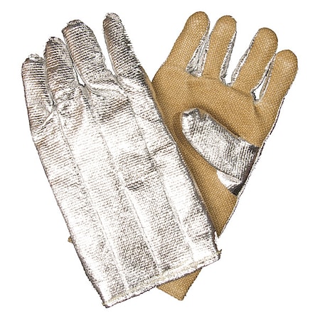302 Knit Gloves, 1, 500 Degrees F Max Temp., Gauntlet Cuff Universal, 1 PR MPN:2100022