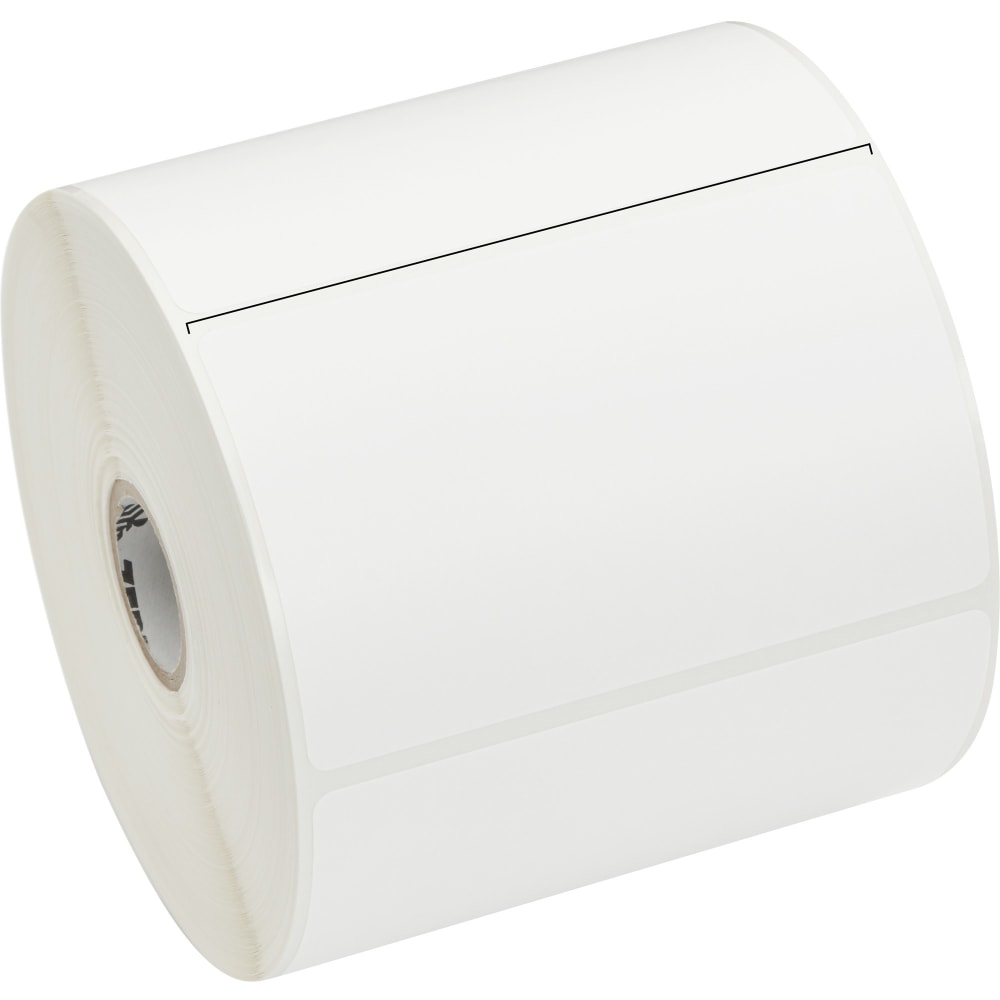 Zebra Label Paper, U82579, 4in x 2 1/2in Direct Thermal Zebra ZSelect 4000D, 1in Core MPN:10010048