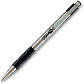 Zebra G-301 Gel Retractable Pen 0.7mm Stainless Steel Barrel Black Ink 1 Pack 41311