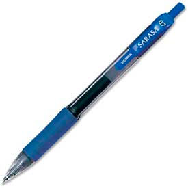 Zebra Sarasa Gel Retractable Pen Medium 0.7mm Blue Ink Dozen 46820