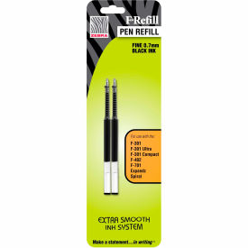 Zebra Refill for G-301 Ultra F-402 and F-701 Pens - Black Ink 2 Pack 85512 - Pkg Qty 6