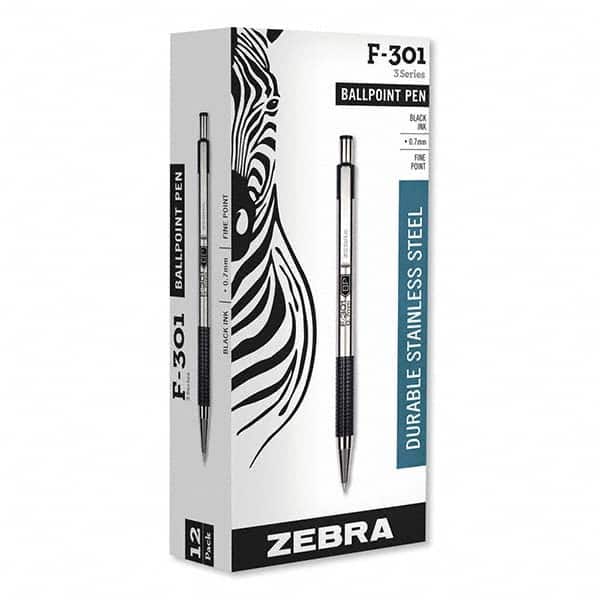 Ball Point Pen: 0.7 mm Tip, Black Ink MPN:27110 - Pkg Qty 12