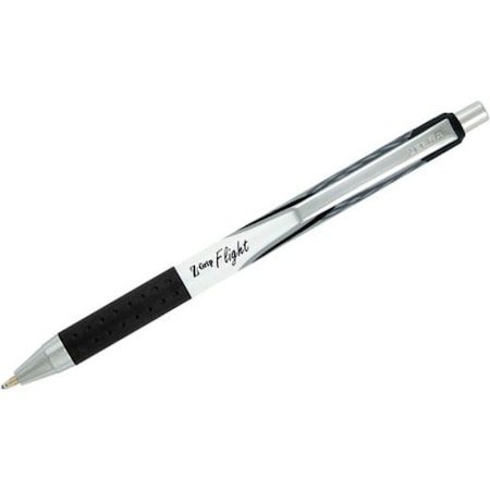Z-Grip Flight Retractable Ballpoint 1.2mm Black 4PK MPN:21914