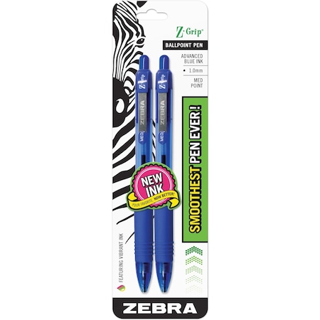Z-Grip Retractable Ballpoint 1.0mm Blue MPN:22222