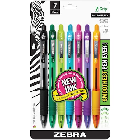 Z-Grip Retractable Ballpoint 1.0mm Fashi MPN:22276