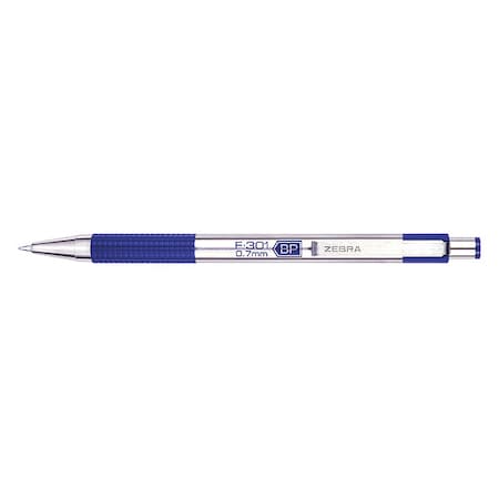 Retractable Ballpoint Pen, Fine 0.7 mm, Blue MPN:27121