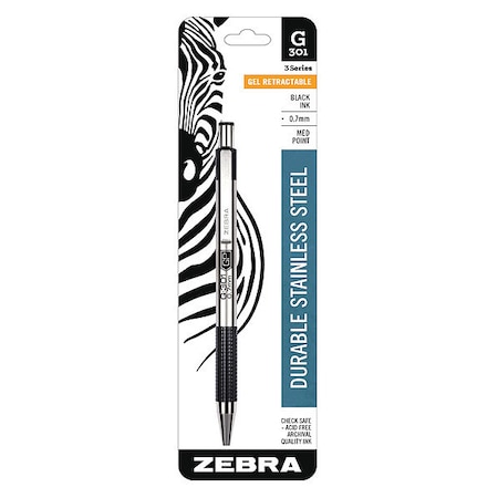 Pen, Gel, G-301, Rt, 0.7Mm, Bk MPN:41311