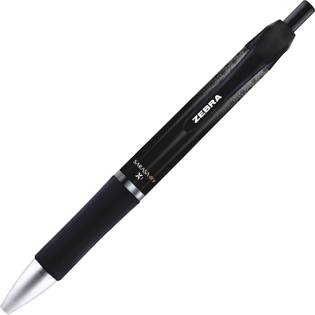 Zebra SARASA dry X1 Retractable Gel Pen - Retractable - Black Dry, Gel-based Ink - 1 Dozen MPN:45610