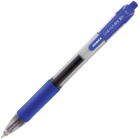 Sarasa Dry X20 Gel Retractable 0.7mm Blue 36pk MPN:46236