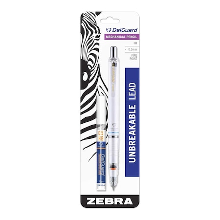 DelGuard Mechanical Pencil 0.5mm White 1 MPN:58691