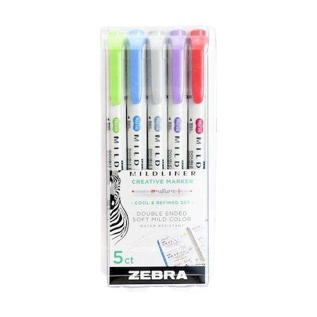 Mildliner Double Ended Highlighter Asst MPN:78205