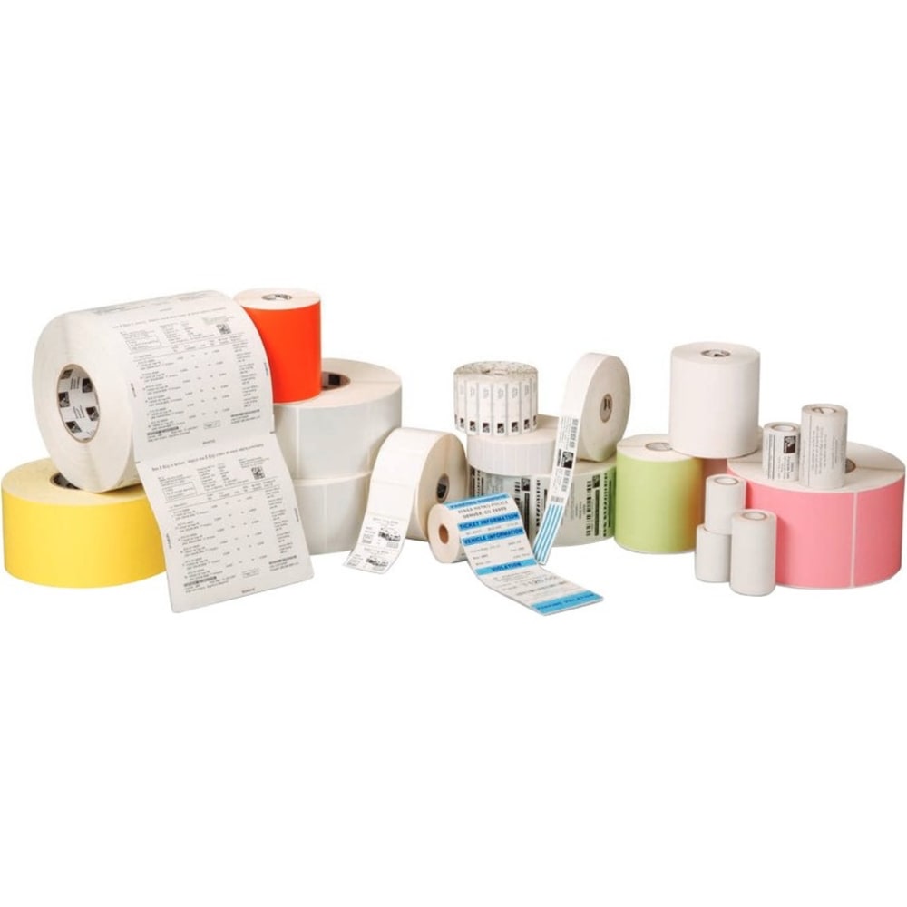 Zebra PolyPro 3000T Multipurpose Label - 1inx 2in - Permanent Adhesive - Rectangle - Thermal Transfer - 10023332 MPN:10023332