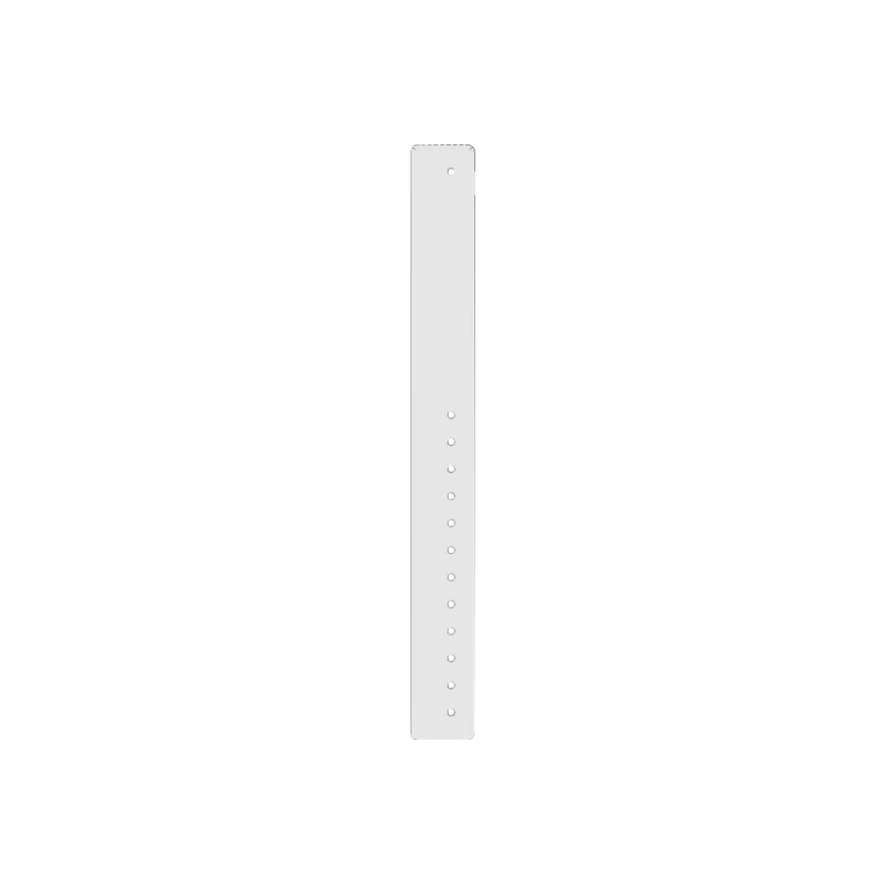 Zebra Z-Band QuickClip Kit - 1 3/16in Width x 7in Length - Direct Thermal - White - Polypropylene - 4 Cartridge MPN:10027730K