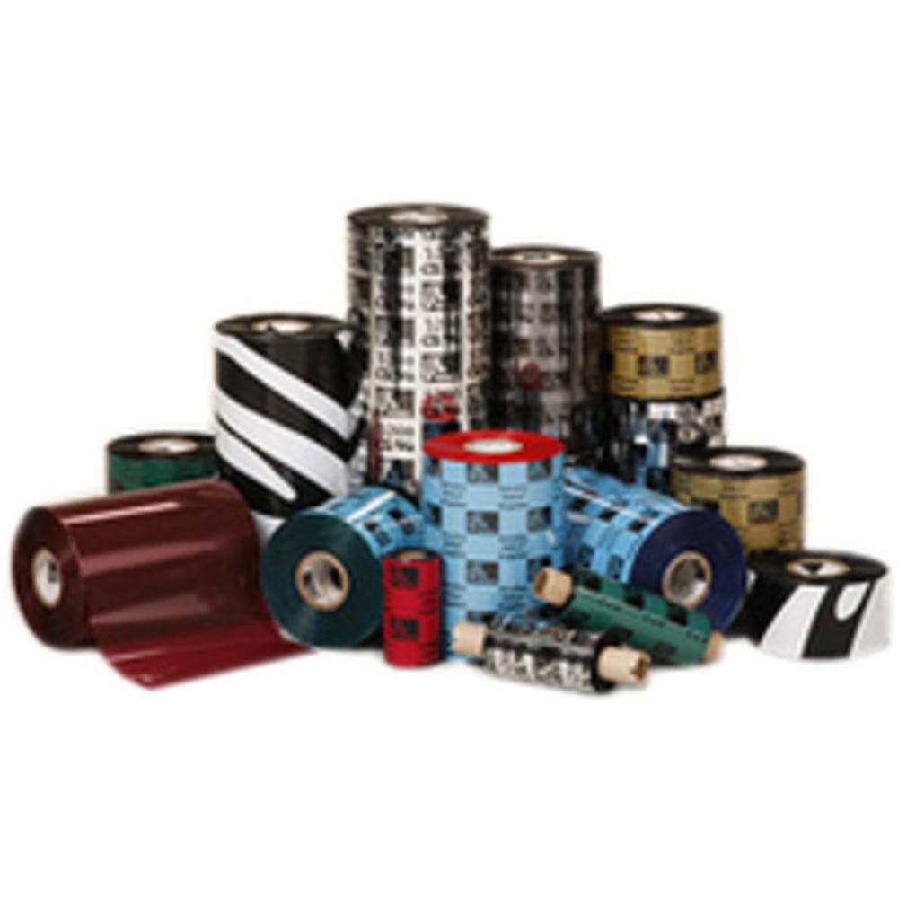 Zebra 03200BK11030 Thermal Transfer Ribbon, Black, Carton Of 6 MPN:03200BK11030