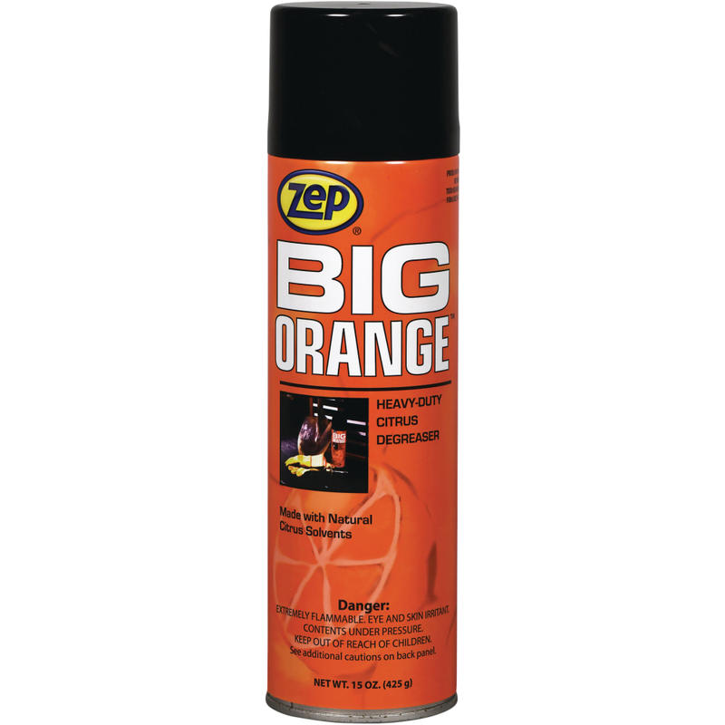 Zep Professional Big Orange Citrus Solvent Degreaser, 15 Oz, Pack Of 12 Cans MPN:11401