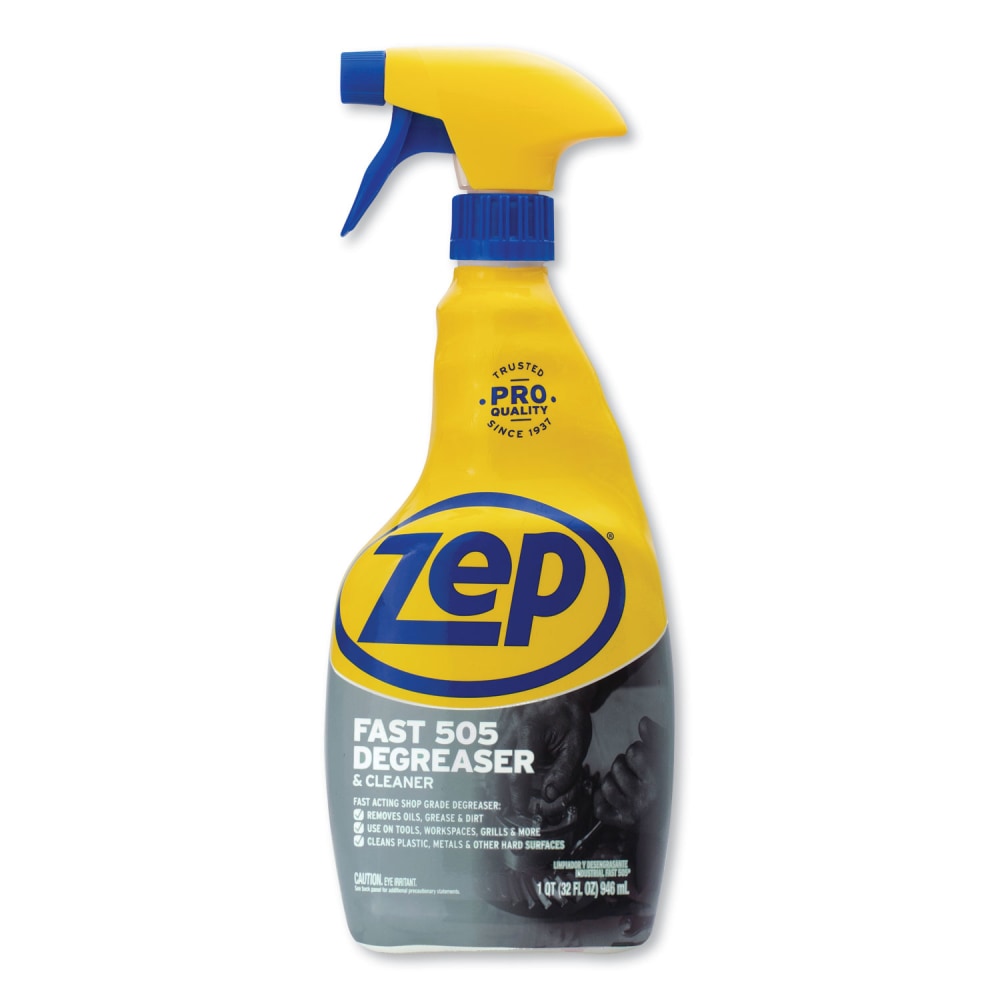 Zep Commercial Fast 505 Cleaner and Degreaser, 32 oz Spray Bottle, 12/Carton MPN:ZU50532