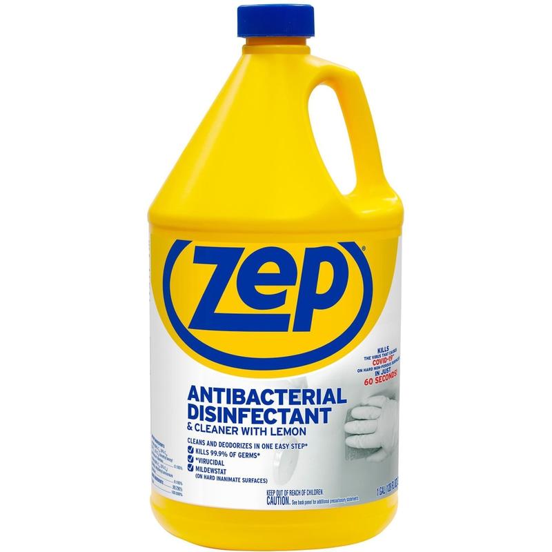 Zep Antibacterial Disinfectant and Cleaner, 128 fl oz (4 quart), 4 / Carton MPN:ZUBAC128CT