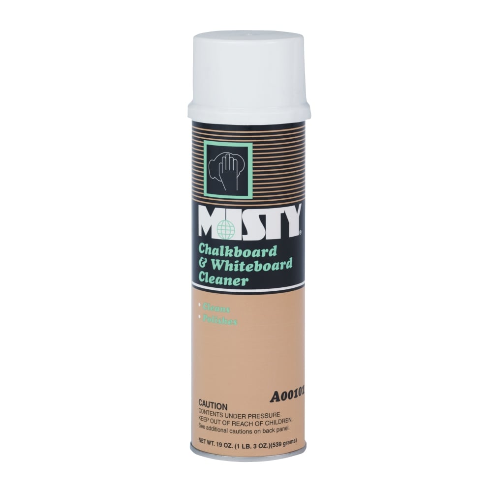 MISTY Chalkboard/Whiteboard Cleaner, Pack Of 12, 1001403 MPN:1001403