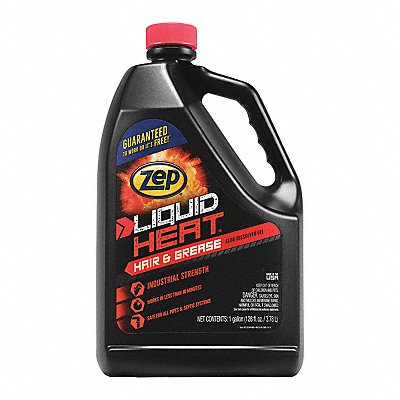 Liquid Heat Drain Opener 128oz PK4 MPN:ZULHG128