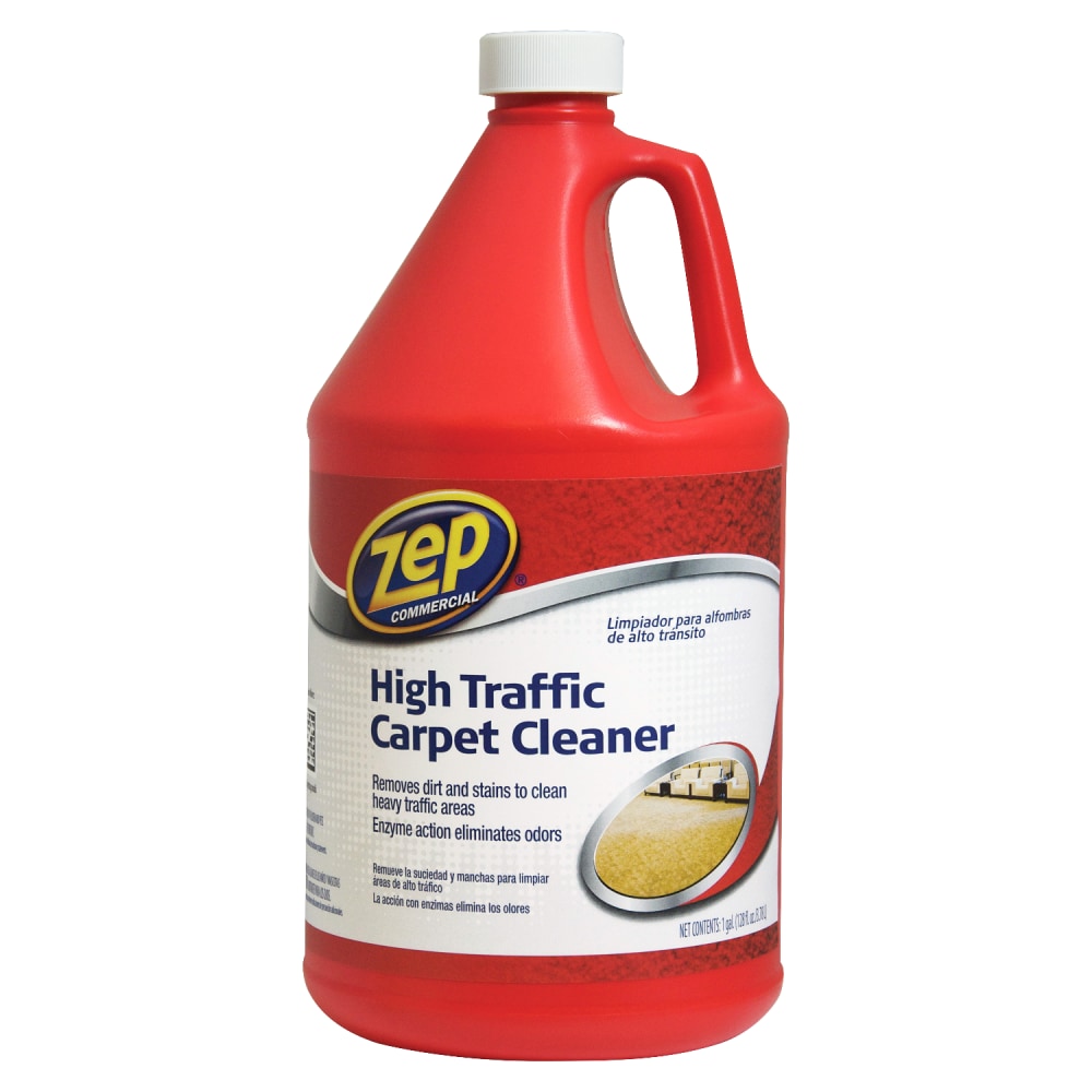Zep High-Traffic Carpet Cleaner, 128 Oz Bottle (Min Order Qty 4) MPN:1041689