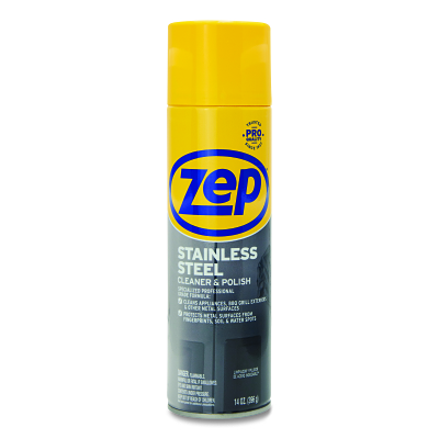 Zep Commercial Stainlesssteel Cleaner 14 OZ. MPN:ZUSSTL144