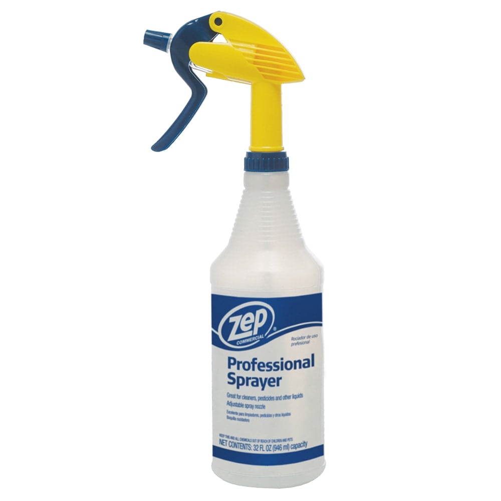 Zep Empty Professional Spray Bottle, 32 Oz, Clear MPN:HDPRO1