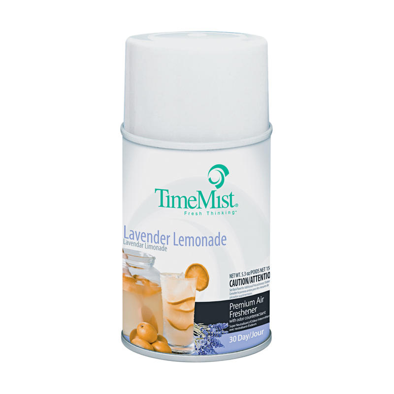 TimeMist Lavender Lemon Metered Air Dispenser Refill - Oil - 5.3 fl oz (0.2 quart) - Lavender Lemonade - 30 Day - 12 / Carton MPN:1042757