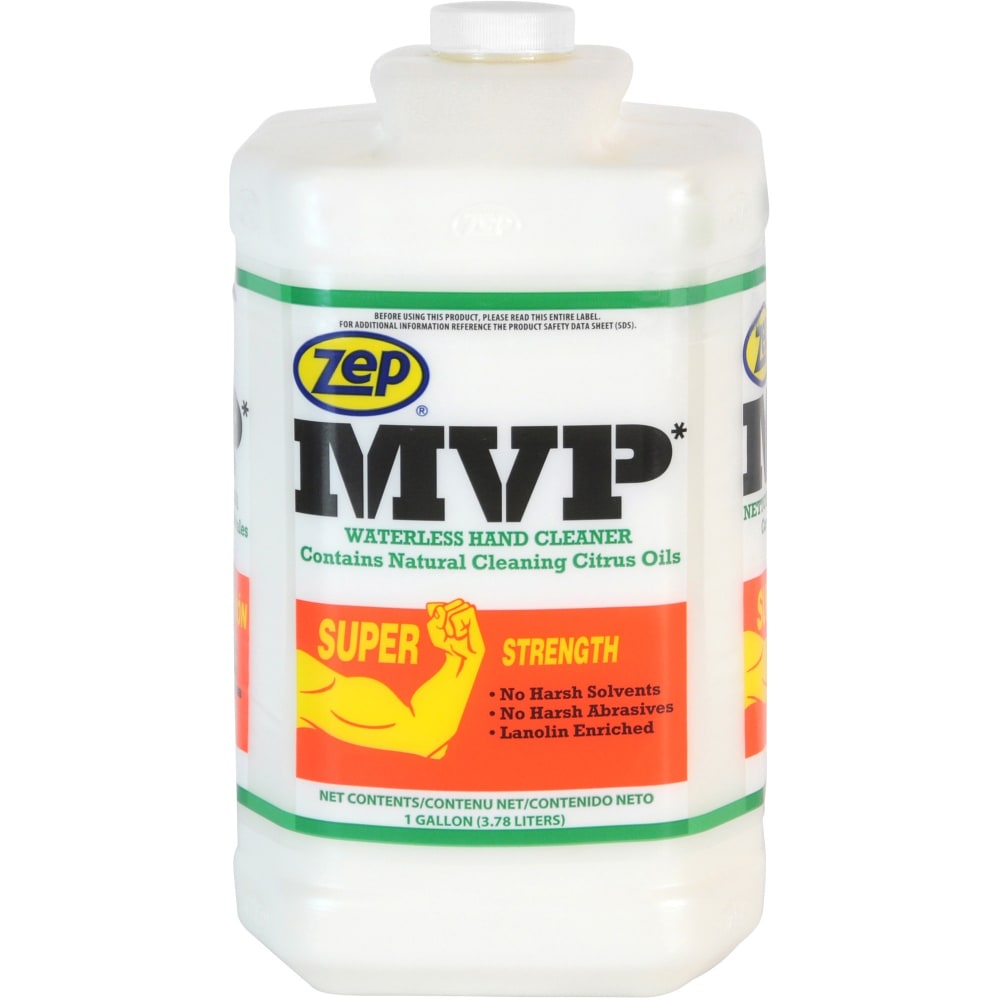Zep Commercial MVP Waterless Liquid Hand Soap Cleaner, 128 Oz Bottle, Carton of 4 MPN:92724CT
