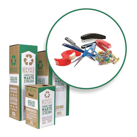 Office Supplies Box, 20 in L, 11 in W MPN:CS25-S