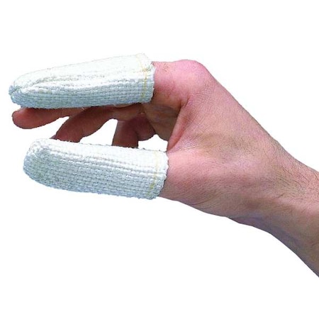 Finger Guards, Fiberglass, White, Universal, 12 PK MPN:2100004