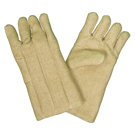 ZetexPlus 200 Heat Resistant Gloves, ZetexPlus® Highly Texturized Fiberglass, Gauntlet Cuff Tan MPN:2100012