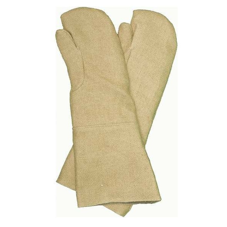 ZetexPlus 200 Heat Resistant Mittens, ZetexPlus® Highly Texturized Fiberglass, Tan, Universal MPN:2100041