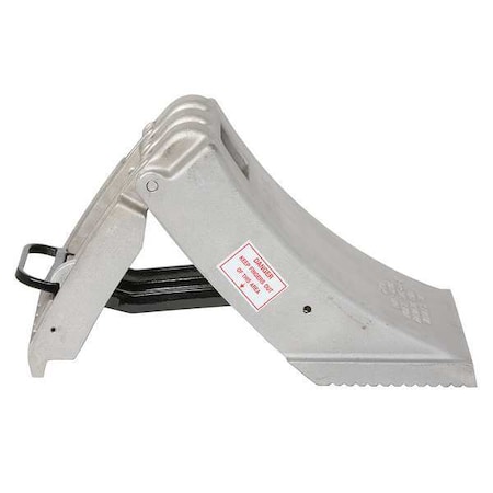 Wheel Chock, 12 In H, Aluminum MPN:SAC-44-E
