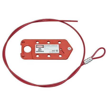 Tab-Cinching Cable Lockout, 6 ft. L MPN:7132