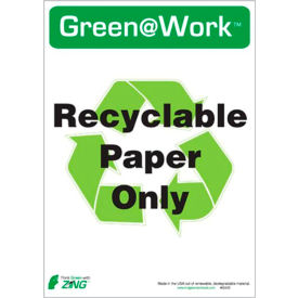 Zing Eco Label Recycle Paper Only 5