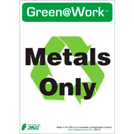 Zing Eco Label Recycle Metals Only 5