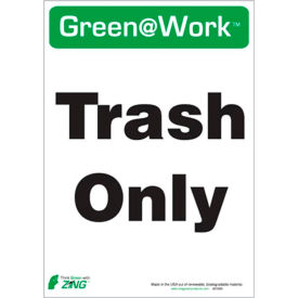 Zing Eco Label Trash Only 5