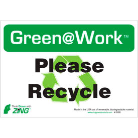 Zing Eco Label Please Recycle 10