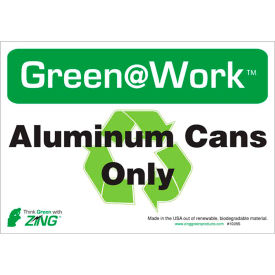 Zing Eco Label Recycle Recycled Aluminum Cans 10