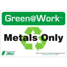 Zing Eco Label Recycle Metals Only 10