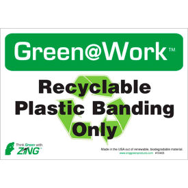 Zing Eco Label Recycle Recycled Plastic Banding 10