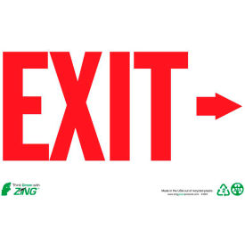 Zing Eco Safety Sign Exit Right Arrow 10