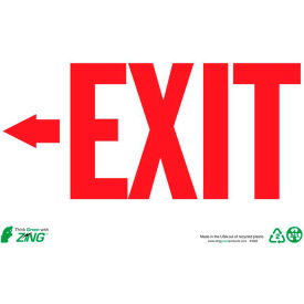Zing Eco Safety Sign Exit Left Arrow 10
